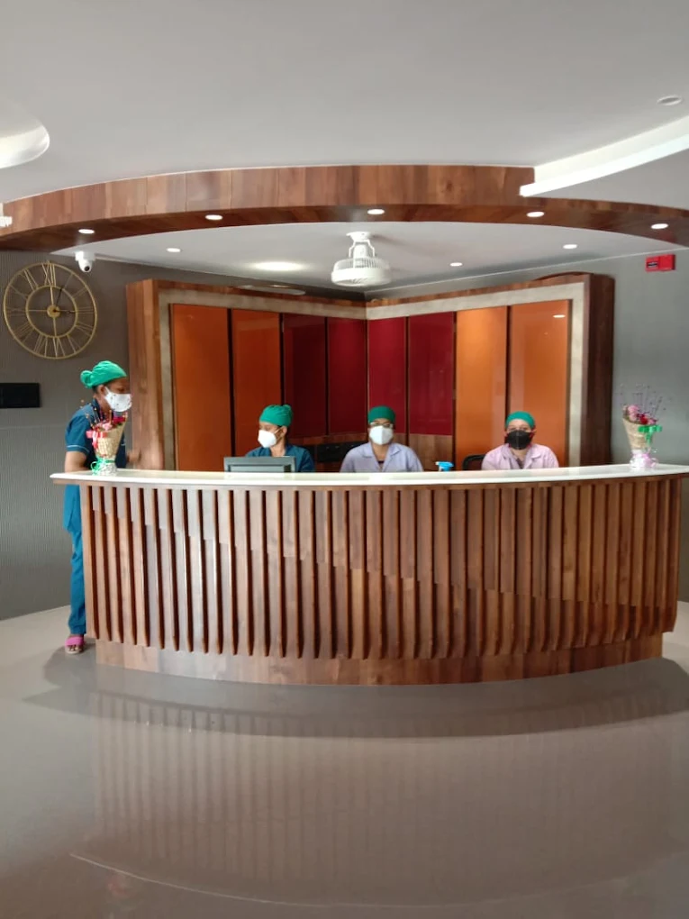 Outpatient area at the hospital